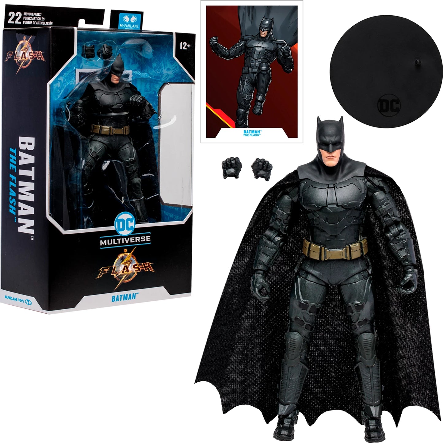 DC THE FLASH FILM - BATMAN (BEN AFFLECK) 18CM