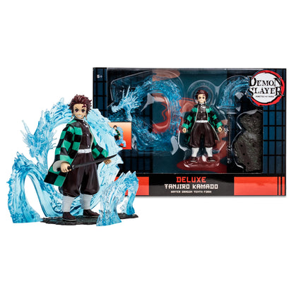 DEMON SLAYER FIG ART DELUXE 13CM TANJIRO + ACC DRAGO D'ACQUA