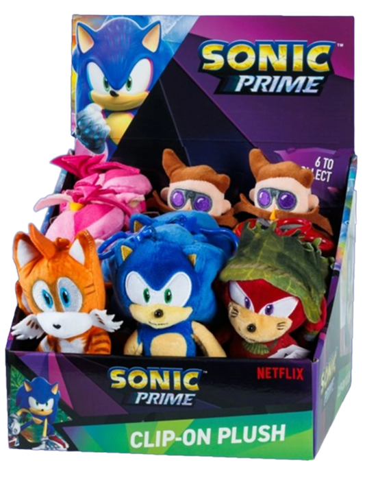 SONIC - PELUCHE CLIP ON (ASS.)