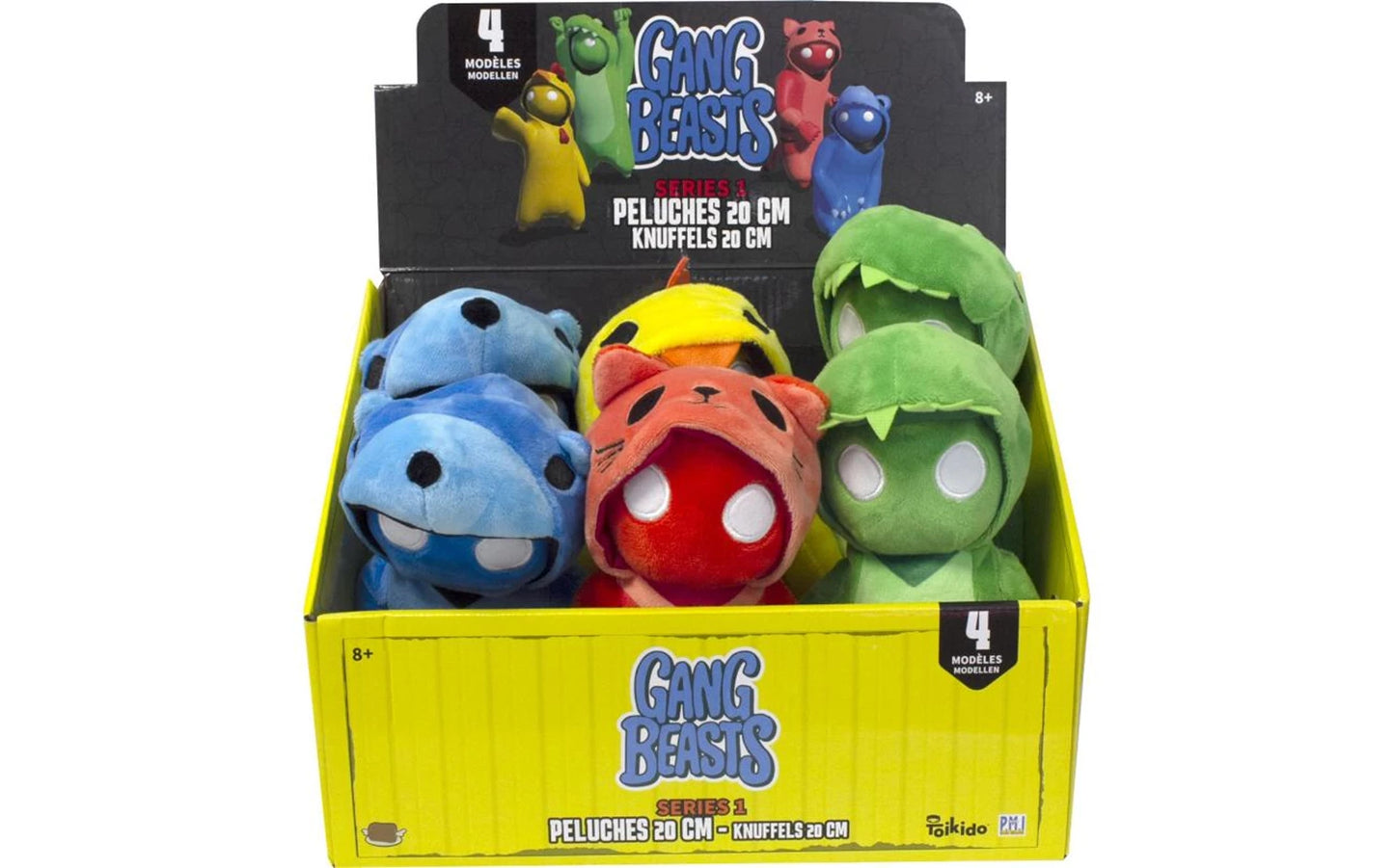 GANG BEASTS - PELUCHE 20CM MODELLI ASSORTIS