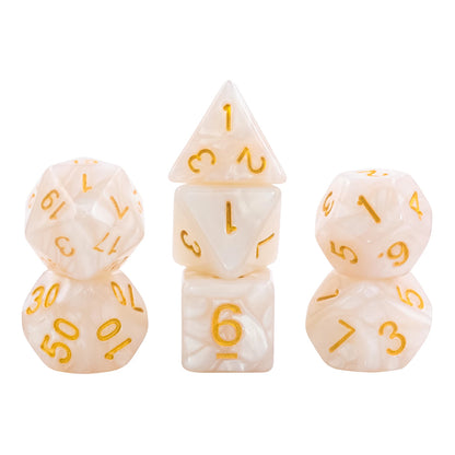 LOS 7 DES BLANC NACRE ET OR MULTIFORMAT (ML)