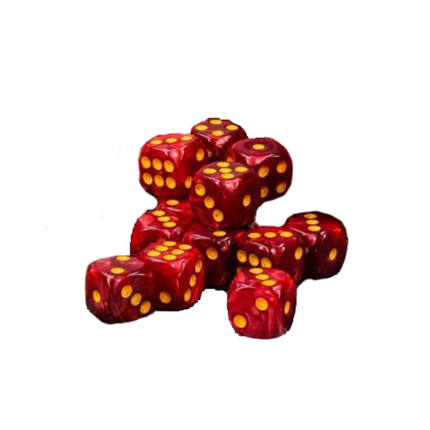 LOTTO 12 DES D6 12MM ROUGE (ML)