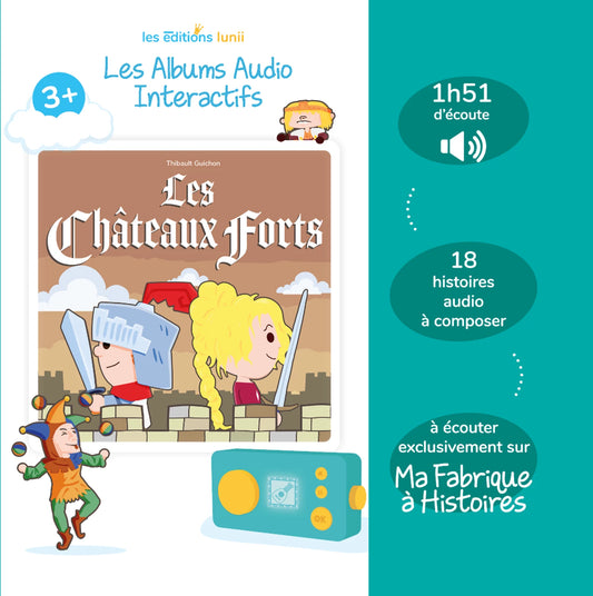 LUNII - LUNII ALBUM AUDIO INTERACTIF LES CHATEAUX FORTS 3+ (FR) - F