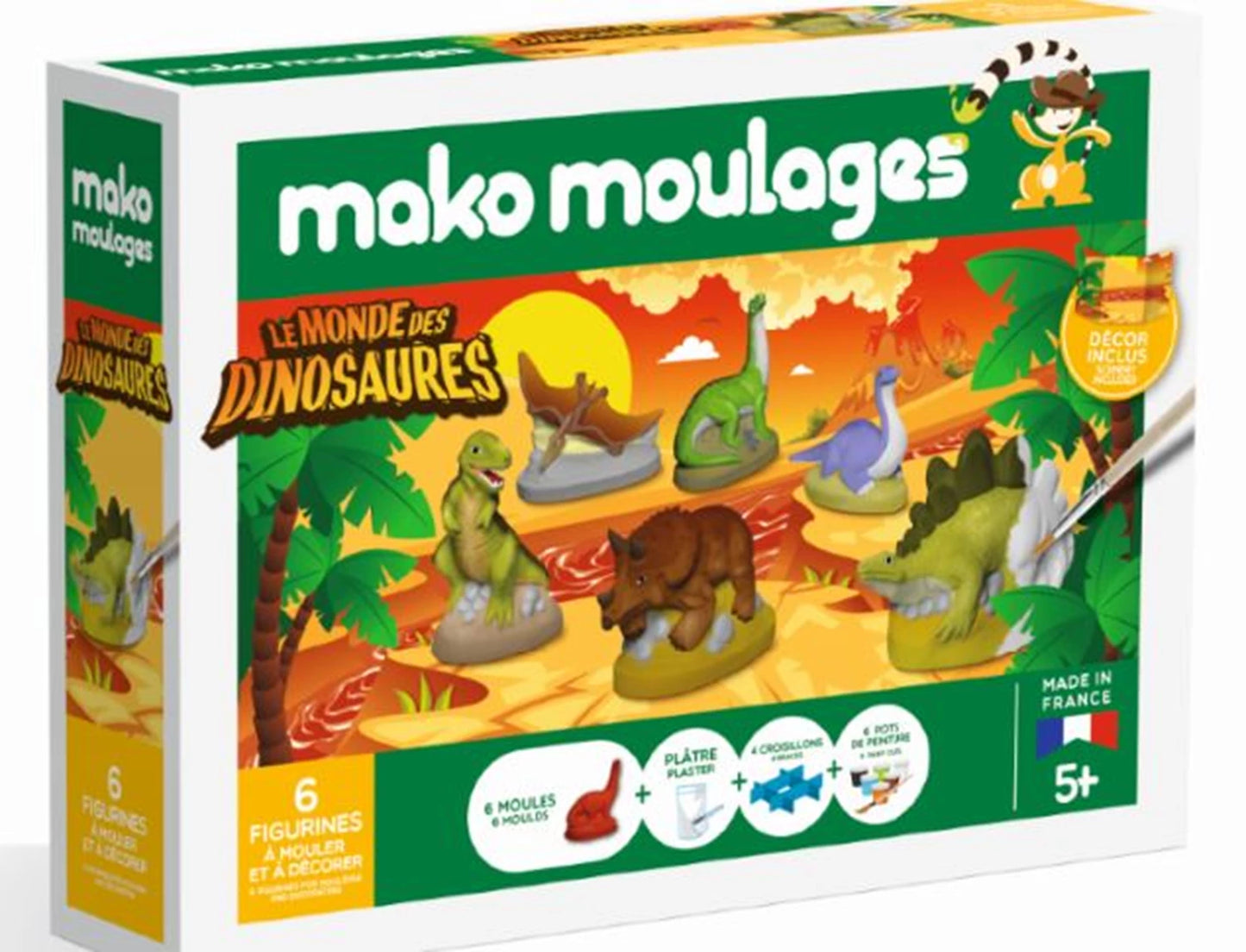 MAKO DIE WELT DER DINOSAURIER-BOX 6 FORMEN (FR)