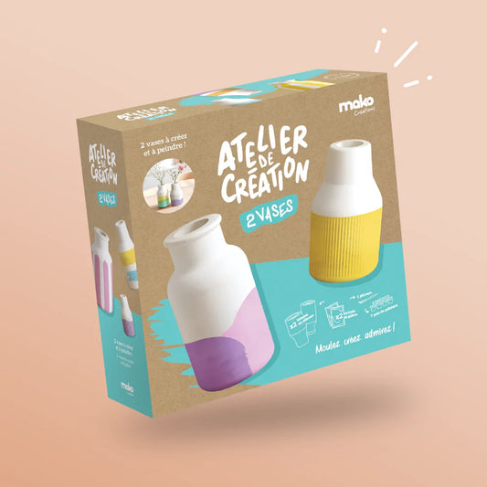 MAKO MOULAGES - MAKO COFFRET L'ATELIER DE CRÉATION - MES VASES (FR) - F