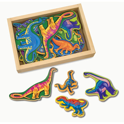 AIMANTS DINOSAURES EN BOIS
