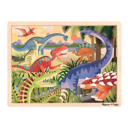 PUZZLE EN BOIS - DINOSAURES