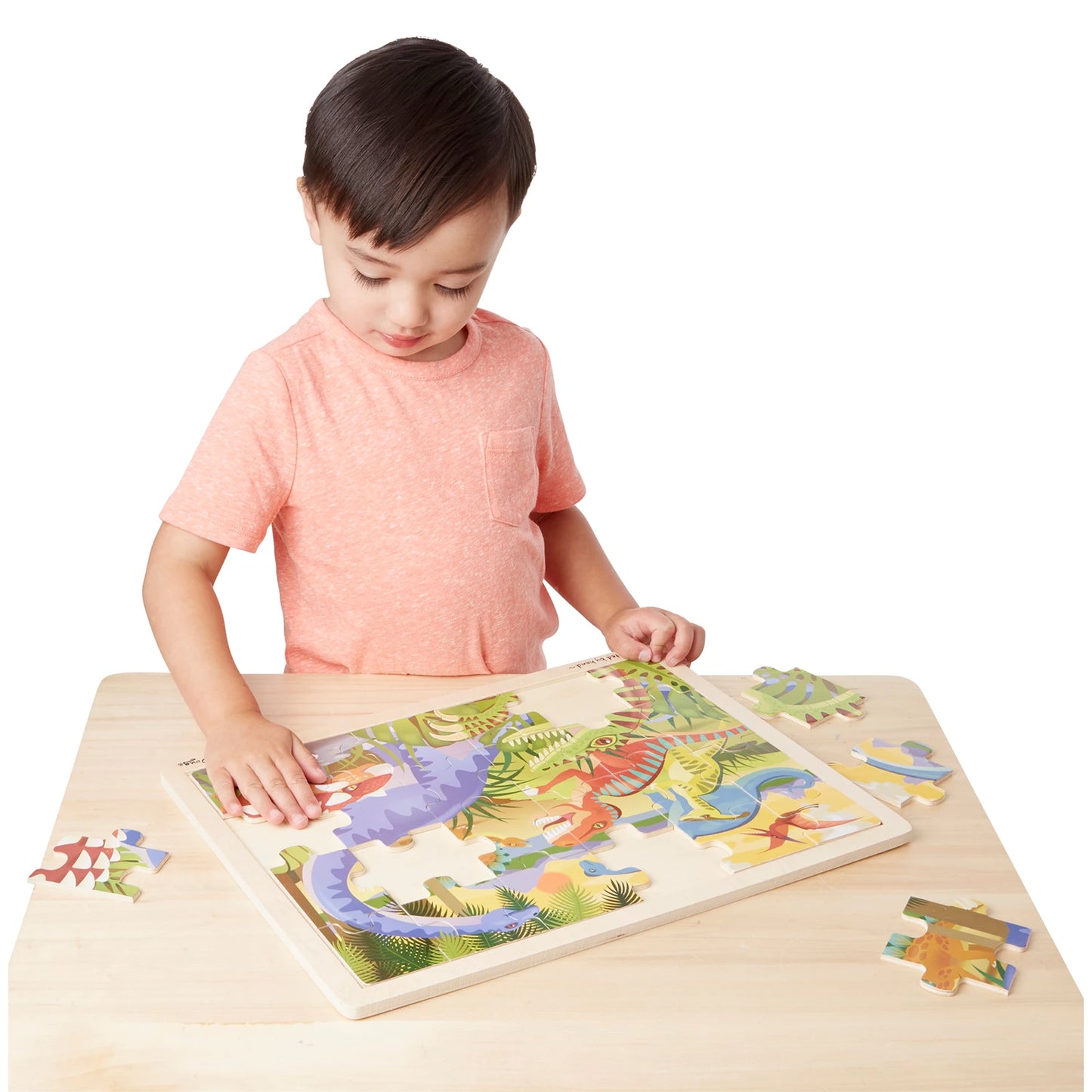PUZZLE EN BOIS - DINOSAURES