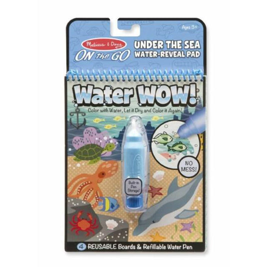 MELISSA & DOUG - EAU WOW ! BLOC DE DESSIN - SOUS-MARIN (FR-DE-EN-ES) - F/D/ML