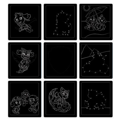 PAW PATROL SCRATCH ART NOTIZBUCH SKYE (FR-DE-EN-ES)