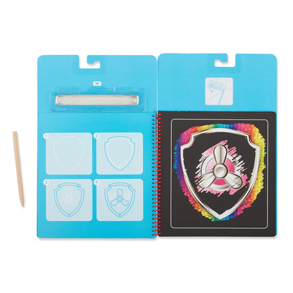 PAW PATROL SCRATCH ART NOTIZBUCH SKYE (FR-DE-EN-ES)