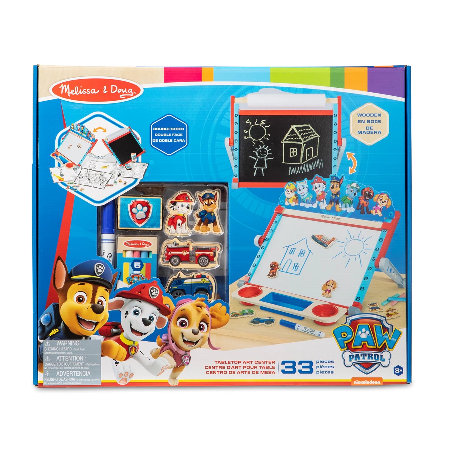 PAW PATROL STAFFELEI AKTIVITÄTEN DOPPELSEITIG (FR-DE-EN-