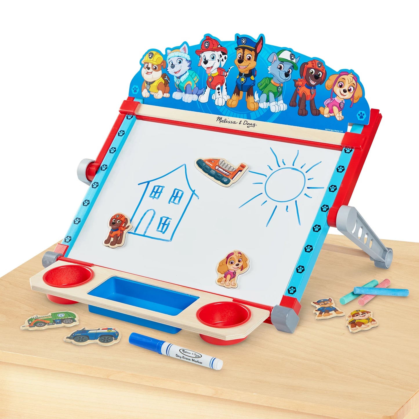 PAW PATROL STAFFELEI AKTIVITÄTEN DOPPELSEITIG (FR-DE-EN-