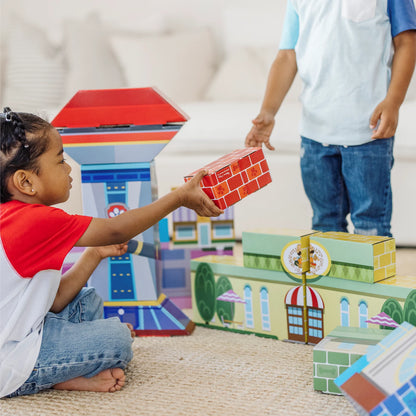 PAW PATROL BLOCS DE CONSTRUCTION EN BOIS - ADVENTURE BAY (FR-DE