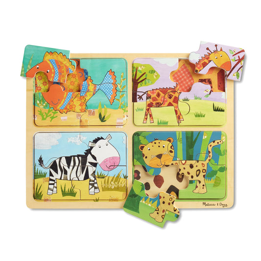 PUZZLE IN LEGNO NATURAL PLAY - MODELLO ANIMALE