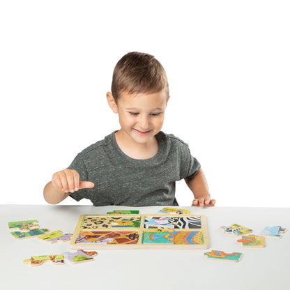 PUZZLE IN LEGNO NATURAL PLAY - MODELLO ANIMALE