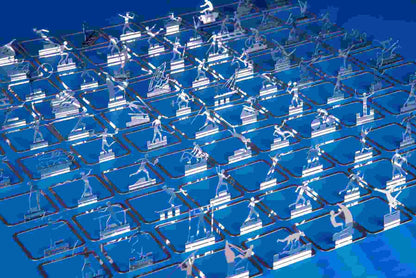 MODELLO 3D IN METALLO ICONE OLIMPICHE 99 PZ.