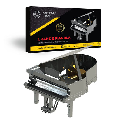 MODÈLE 3D EN MÉTAL GRANDE MÉLODIE PIANO 22PCS.
