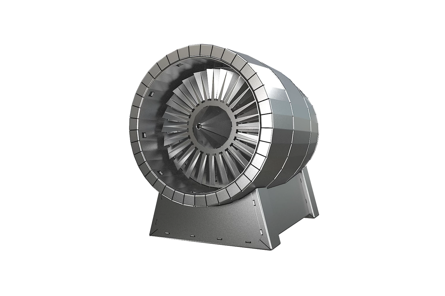 3D-METALLMODELL JETTURBINE 58ST DER ITALIENISCHEN LUFTWAFFE.