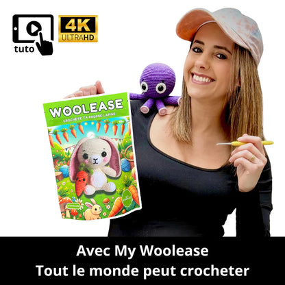 MYWOOLEASE HÄKELSET FLORA DAS KANINCHEN