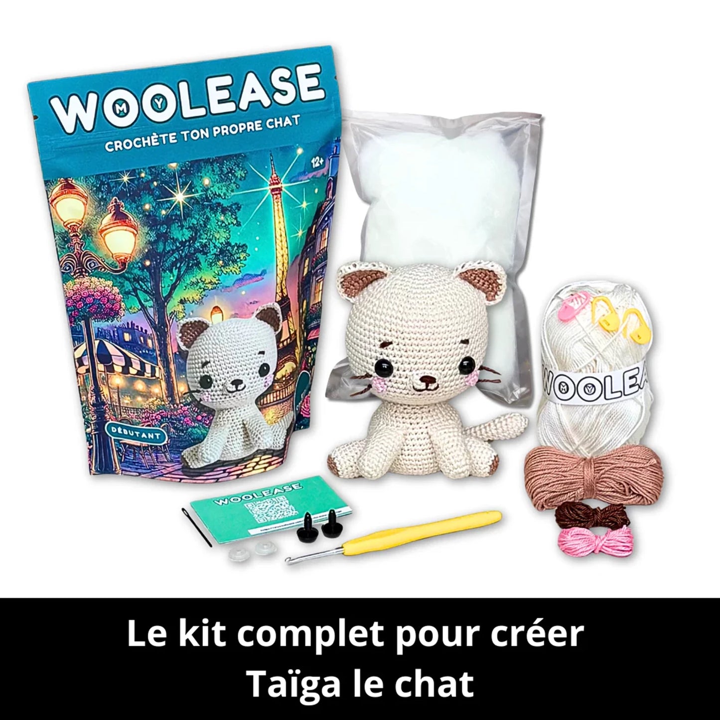 MYWOOLEASE KIT UNCINETTO TAÏGA LE CHAT