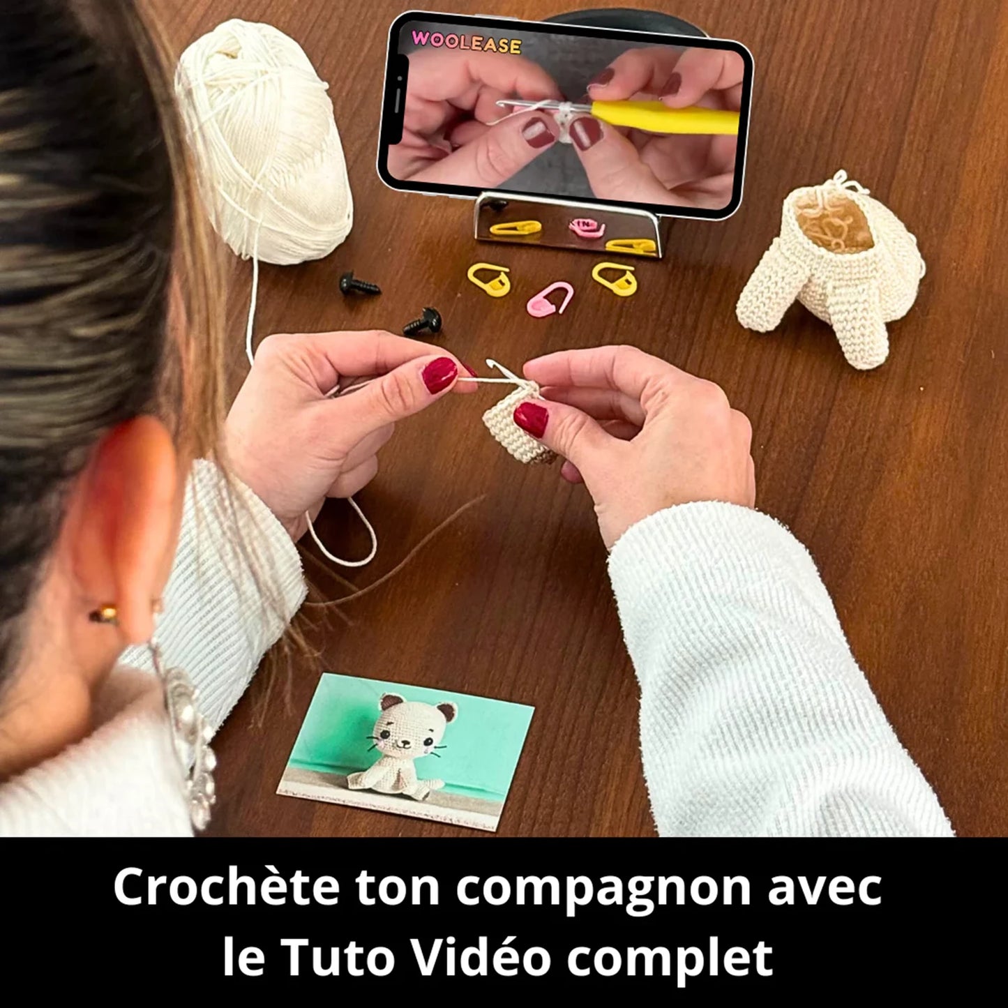 MYWOOLEASE KIT UNCINETTO TAÏGA LE CHAT