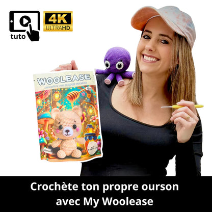 KIT MYWOOLEASE UNCINETTO EDDY L'OURSON