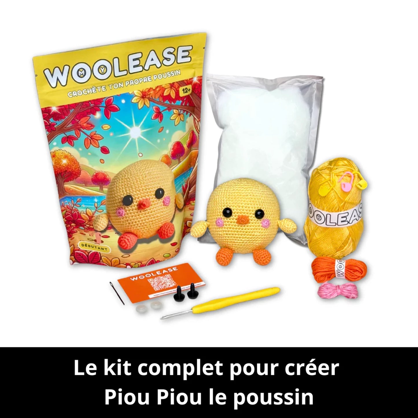 MYWOOLEASE KIT UNCINETTO PIOU PIOU LE POUSSIN