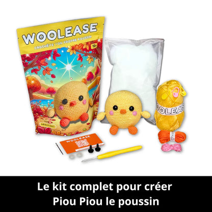MYWOOLEASE KIT UNCINETTO PIOU PIOU LE POUSSIN