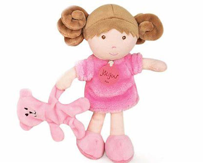 BAMBOLA DI STOFFA - MISS MIMIS - 18CM - DOUDOU & CHAMPAGNE