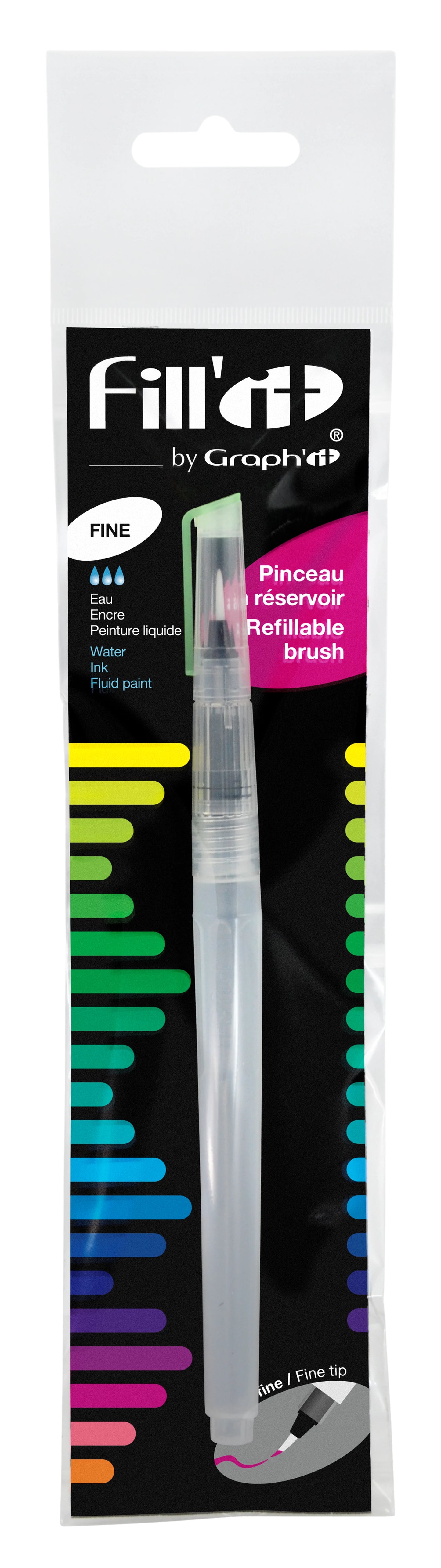 FILL'IT PINCEAU A SERBATOIO RICARICABILE POINTE FINE