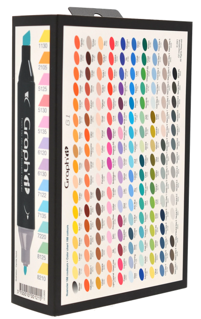 GRAPH'IT SET 12 KAWAII MARKER
