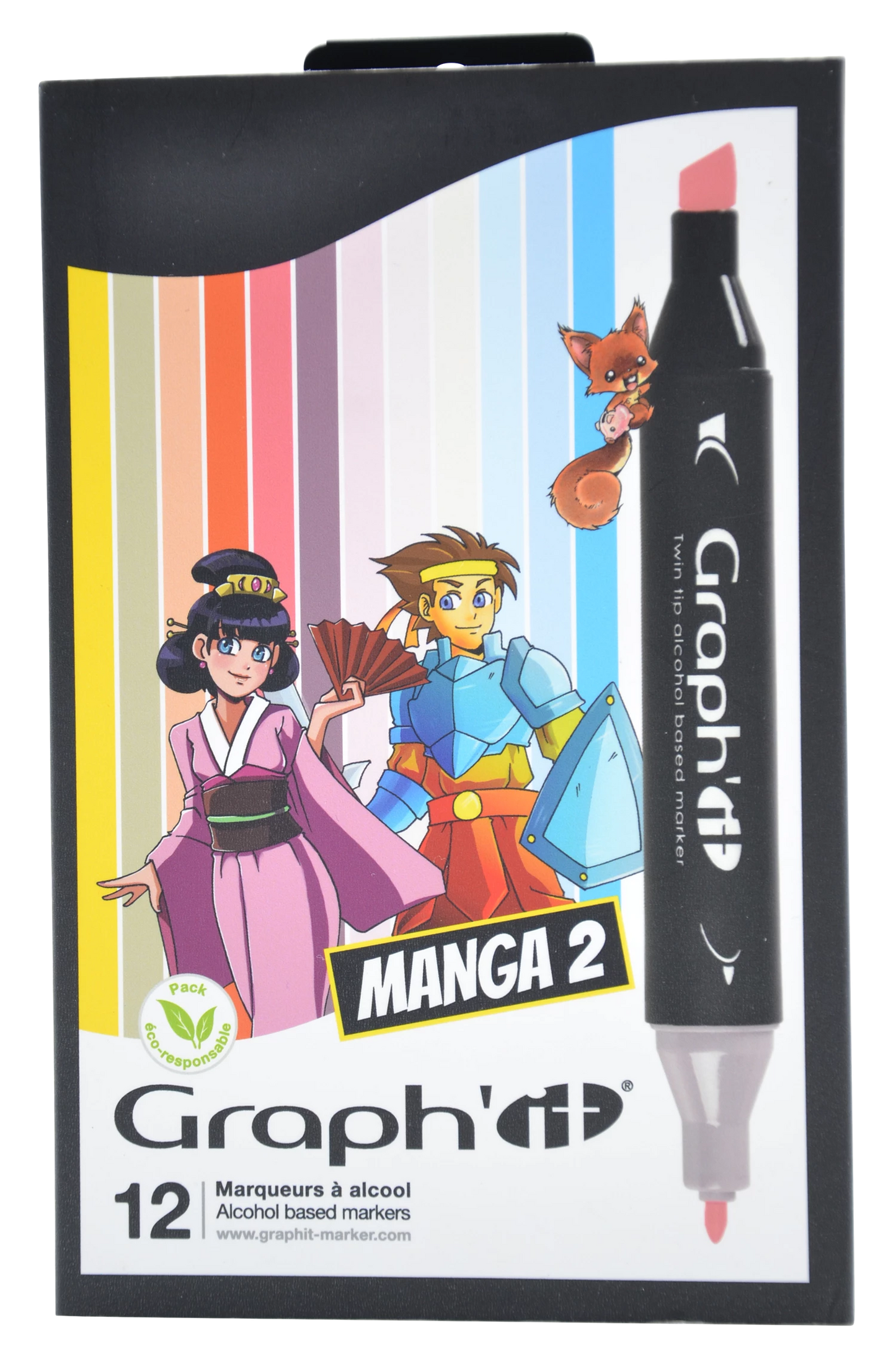 GRAPH'IT SET 12 MANGA MARKER 2