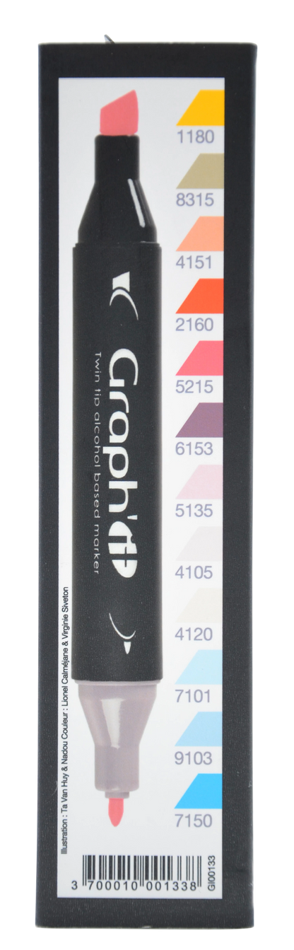 GRAPH'IT SET 12 MANGA MARKER 2