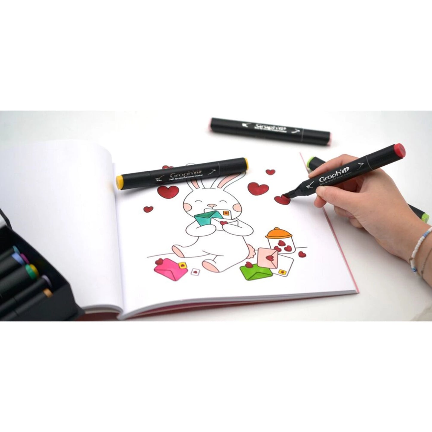 GRAPH'IT - SET GRAPH'IT 12 MARQUEURS COZY TIME - F/D/D/I