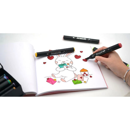 GRAPH'IT - SET GRAPH'IT 12 MARQUEURS COZY TIME - F/D/D/I