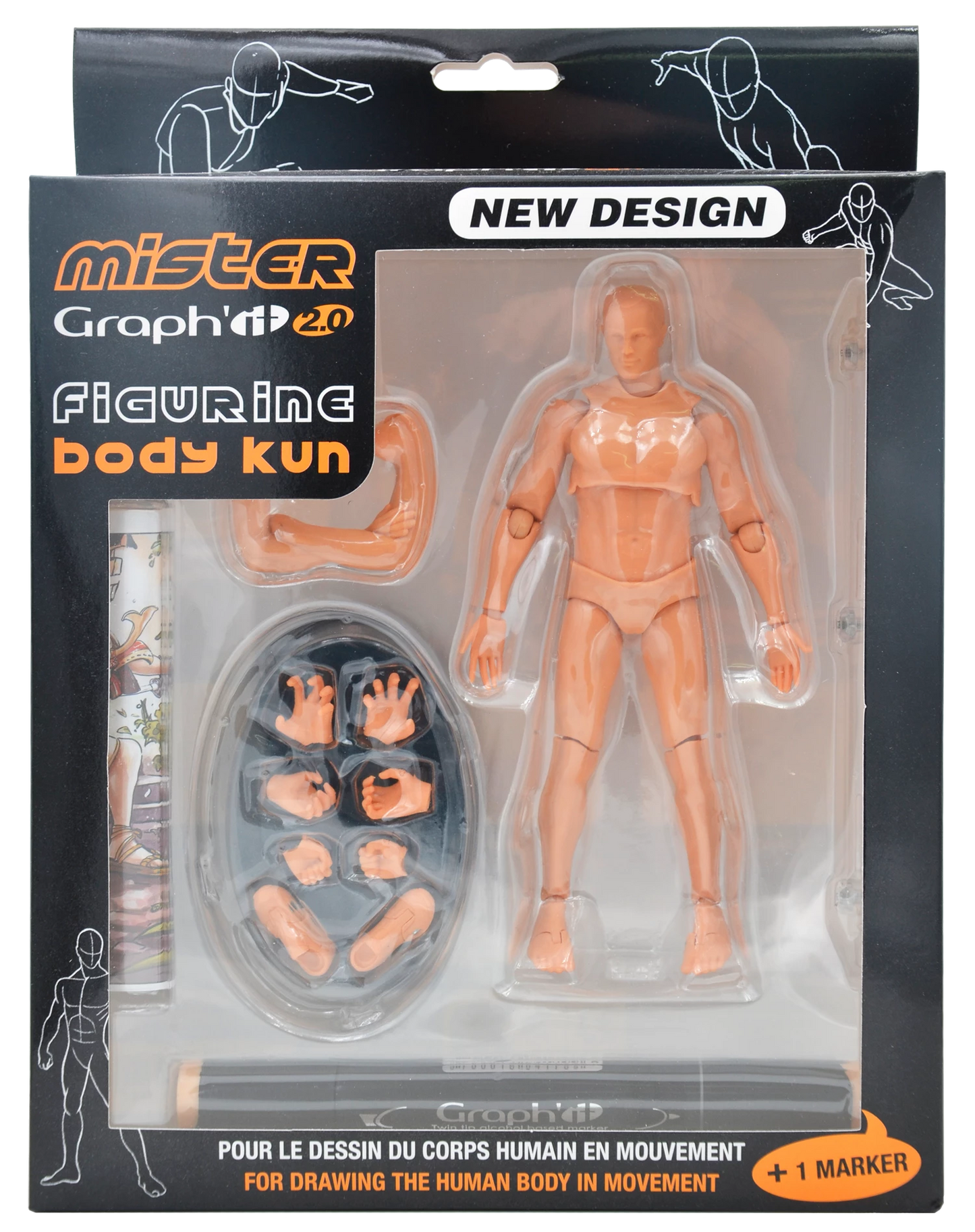 MISTER GRAPH'IT 2.0 SET FIG ART POUR DESSIN + 1 MARCHIO IN GRAFITE