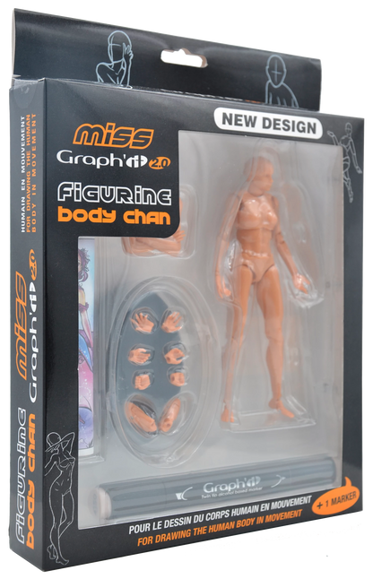 MISS GRAPH'IT 2.0 SET FIG ART POUR DESIGN + 1 PENNARELLO IN GRAFITE