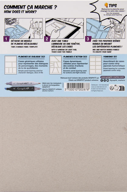 GRAPH'IT MANGA BLOCK A5 300G 25 BLATT + 6 PAUSBLÄTTER