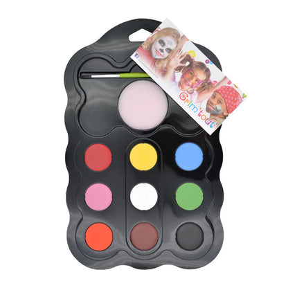 GRIM'TOUT PALETTE 9 FARBEN KARNEVAL 9X4ML