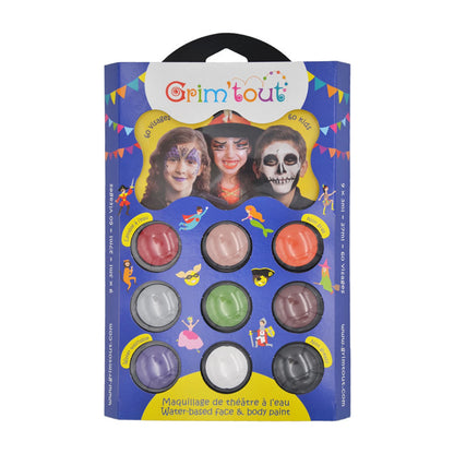 GRIM'TOUT PALETTE 9 FARBEN BÖSEWICHT 9X4ML