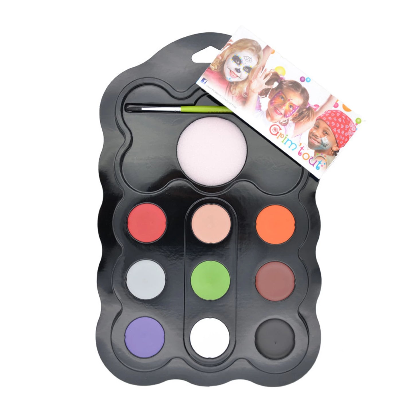 GRIM'TOUT PALETTE 9 FARBEN BÖSEWICHT 9X4ML