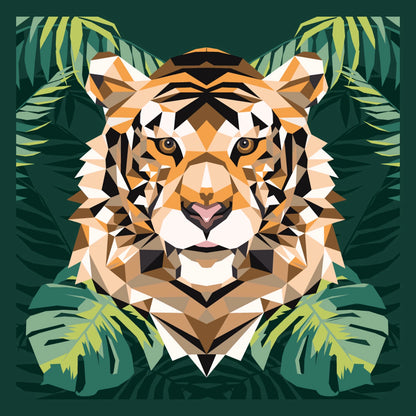 PROFITEZ DE LA PEINTURE D'ART N° 30X30CM TIGRE