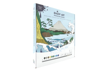 ENJOY ART PEINTURE N° 30X30CM SOLEIL LEVANT - MONT FUJI