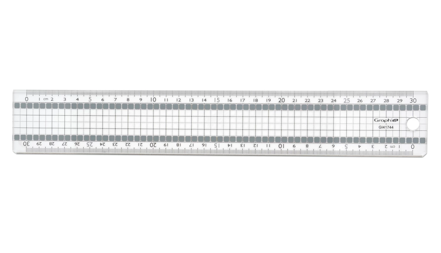 GRAPH'IT SECURE REGLE DE COUPE A4