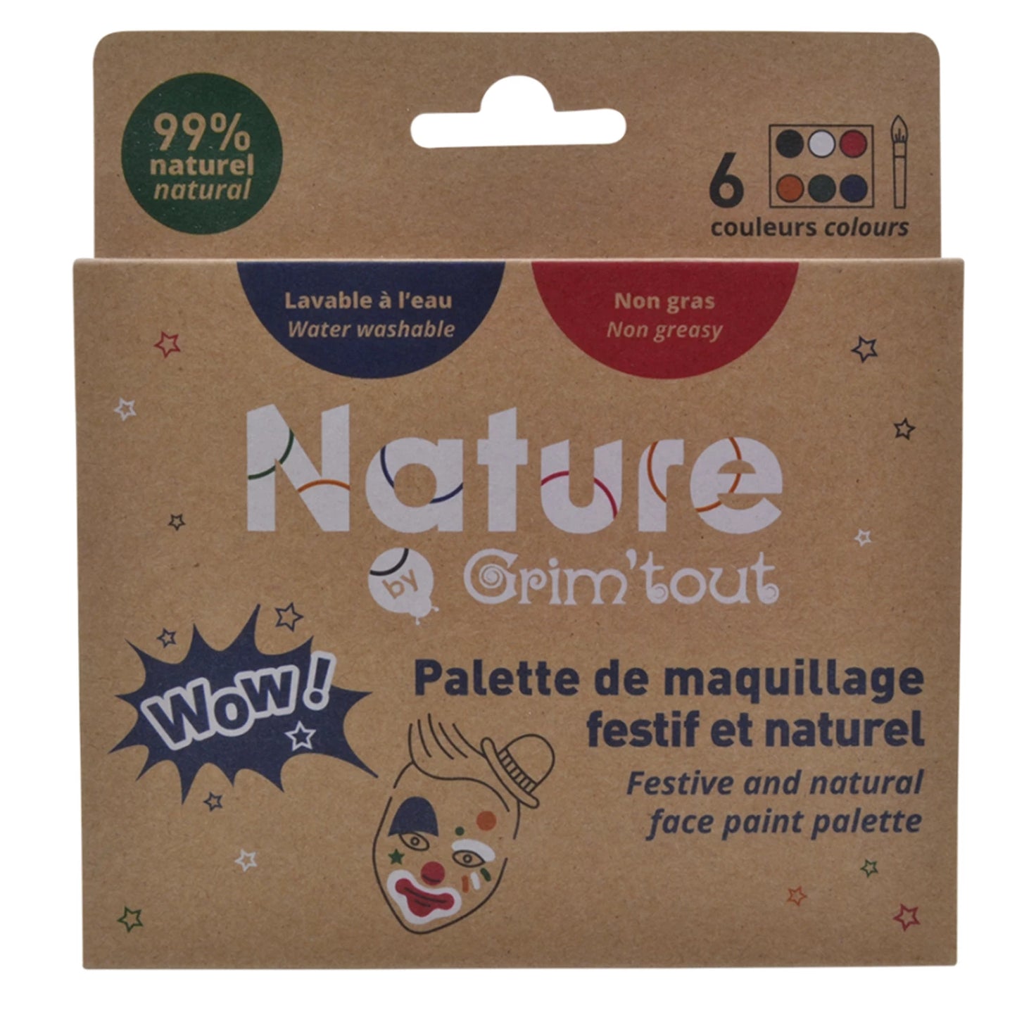 LA NATURE DE GRIM'TOUT PALETTE 6 COULEURS WOW!