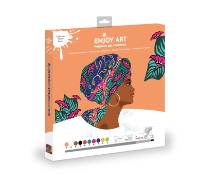 PROFITEZ DE LA PEINTURE D'ART N° 30X30CM FLOWER POWER AISSA