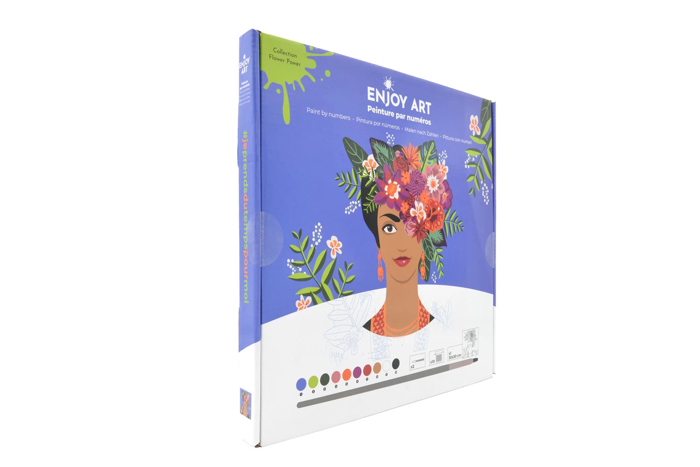 ENJOY ART PEINTURE N° 30X30CM FLOWER POWER FRIDA