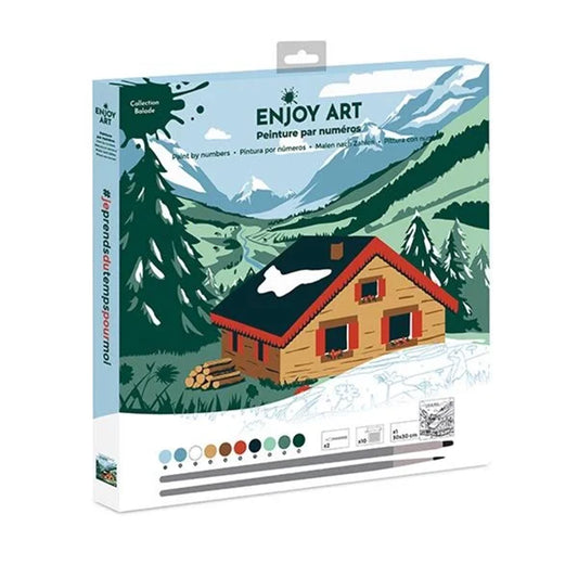 PROFITEZ DE L'ART PEINTURE N° 30X30CM BALADE ALPES