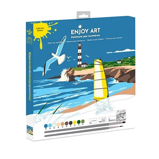 PROFITEZ DE L'ART PEINTURE N° 30X30CM BALADE BRETAGNE